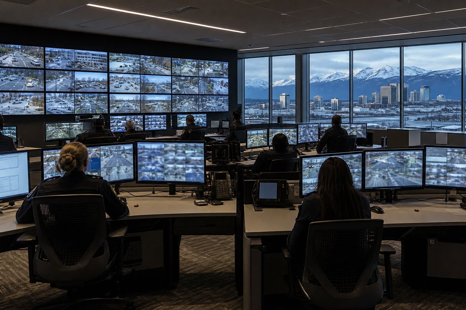 Cover image for article: Anchorage surveillance ordinance findings say $11.8 million Axon system runs on police policy alone
