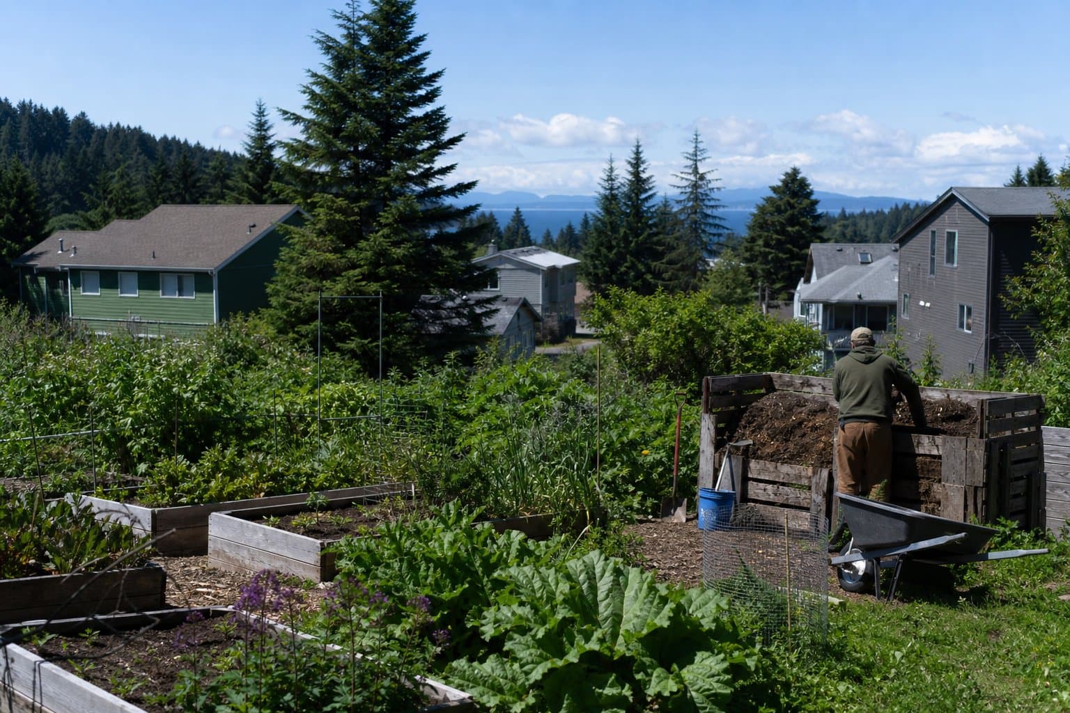 Cover image for article: Nearly half of Kodiak's landfill is organic. A resident wants the borough to look at composting.