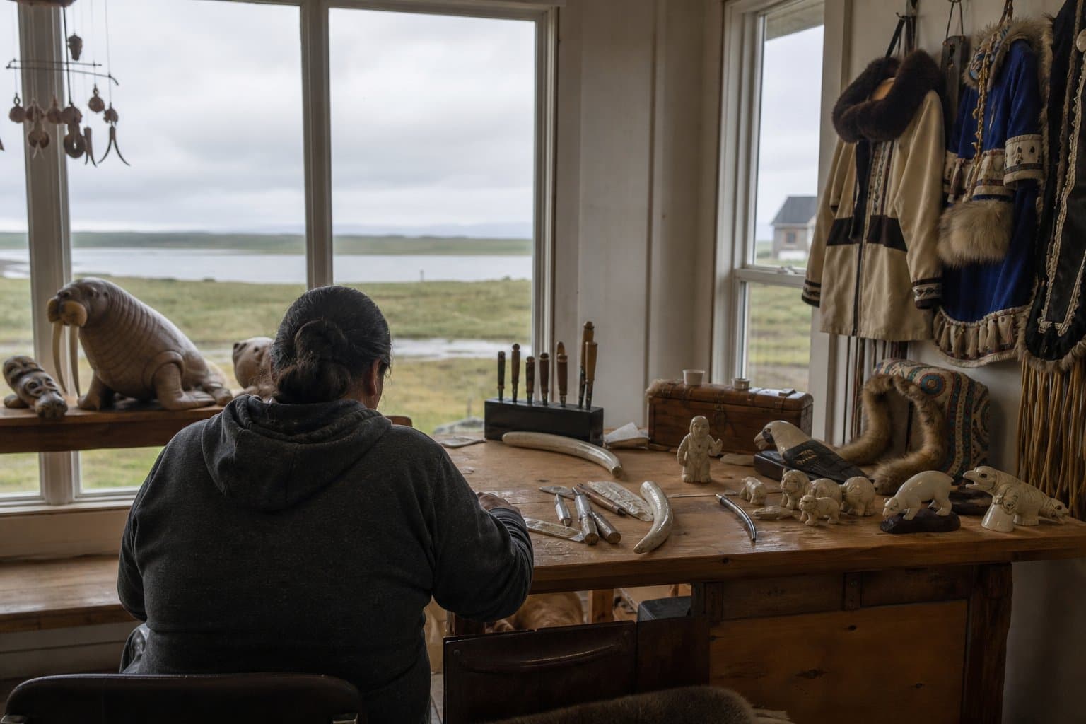 Cover image for article: Alaska Native ivory carvers can now sell their work in all 50 states