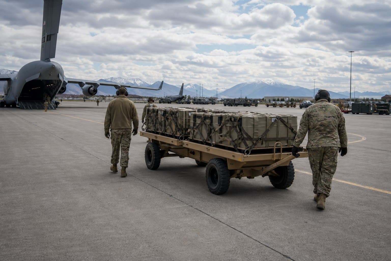 Cover image for article: A JBER airman's cargo-cart idea is out to bid, with quotes due Aug. 27
