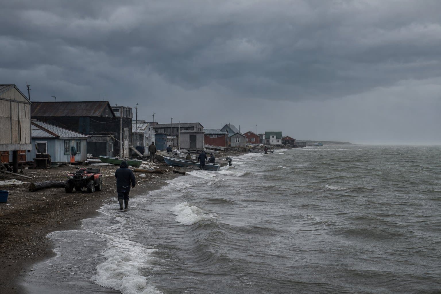 Cover image for article: Third straight day of surge statements for Kotzebue Sound