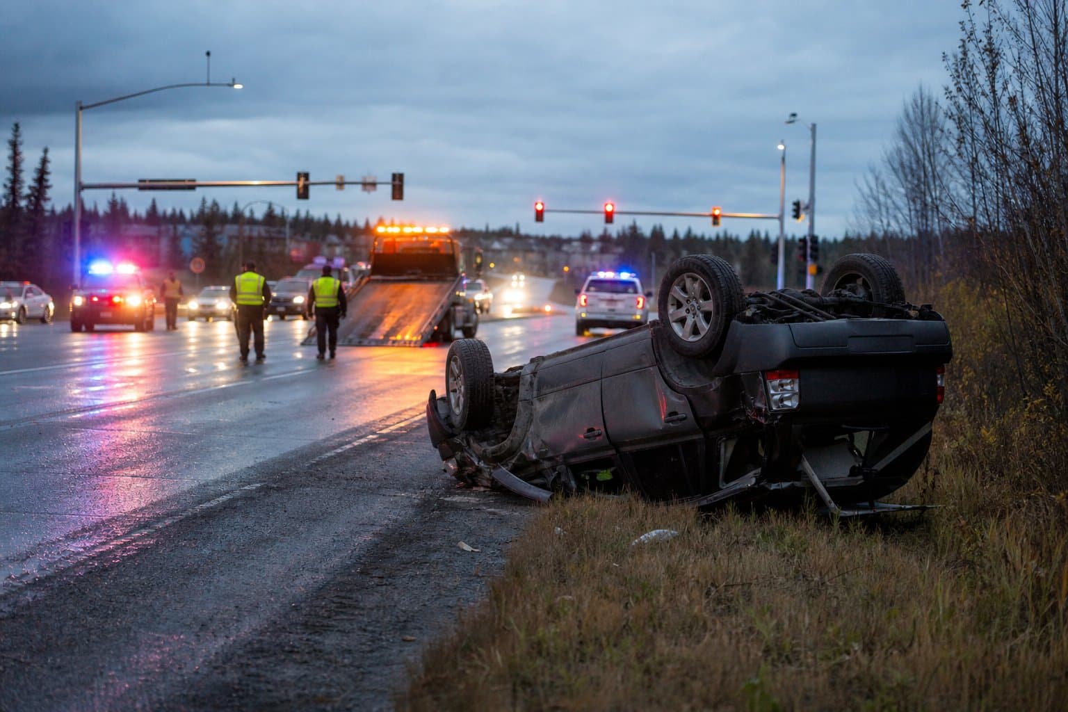 Cover image for article: Troopers arrest Wasilla driver on DUI, assault charges after rollover