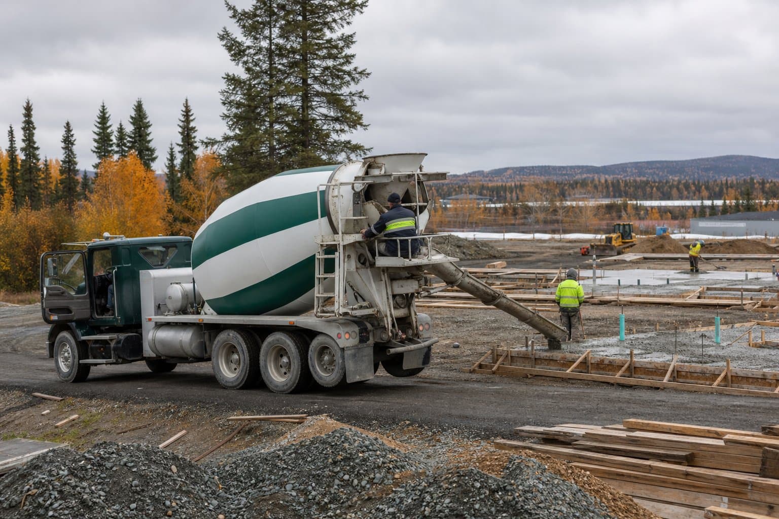 Cover image for article: No license covers driving a concrete mixer, so this Alaska company teaches it