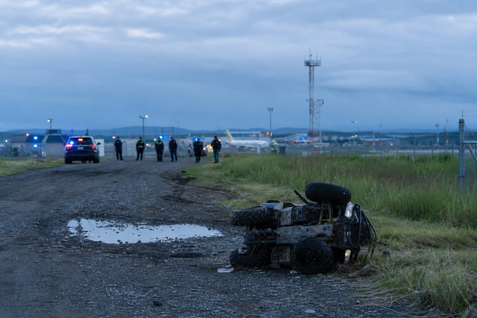 Cover image for article: Troopers say ATV fled Fairbanks traffic stop, crashed near airport