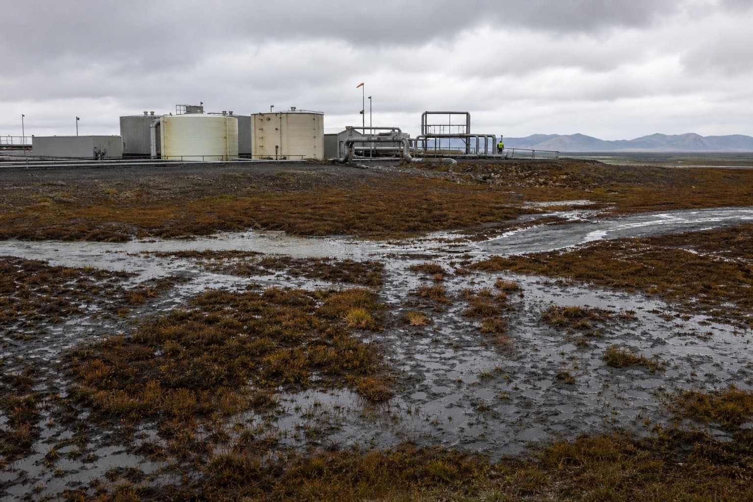 Cover image for article: Bethel's water plant has been sending filter backwash onto open ground