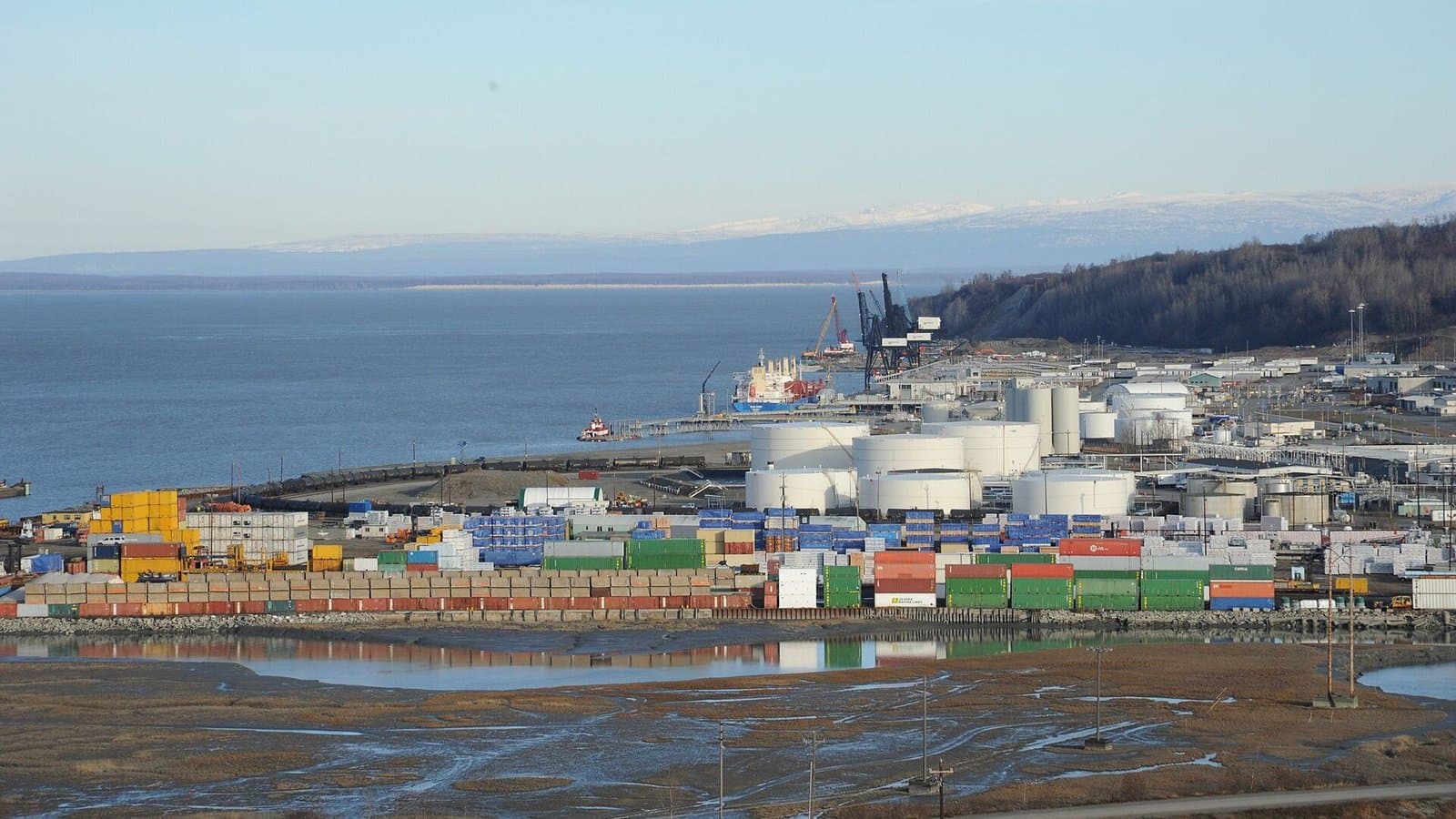 Cover image for article: Coast Guard, NOAA and TSA inspect cargo at Anchorage's Port of Alaska