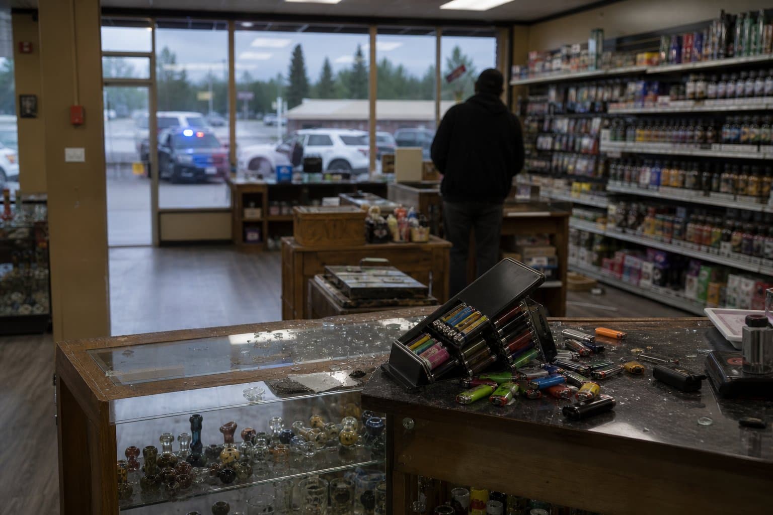Cover image for article: Soldotna man arrested after alleged robbery, assault at smoke shop