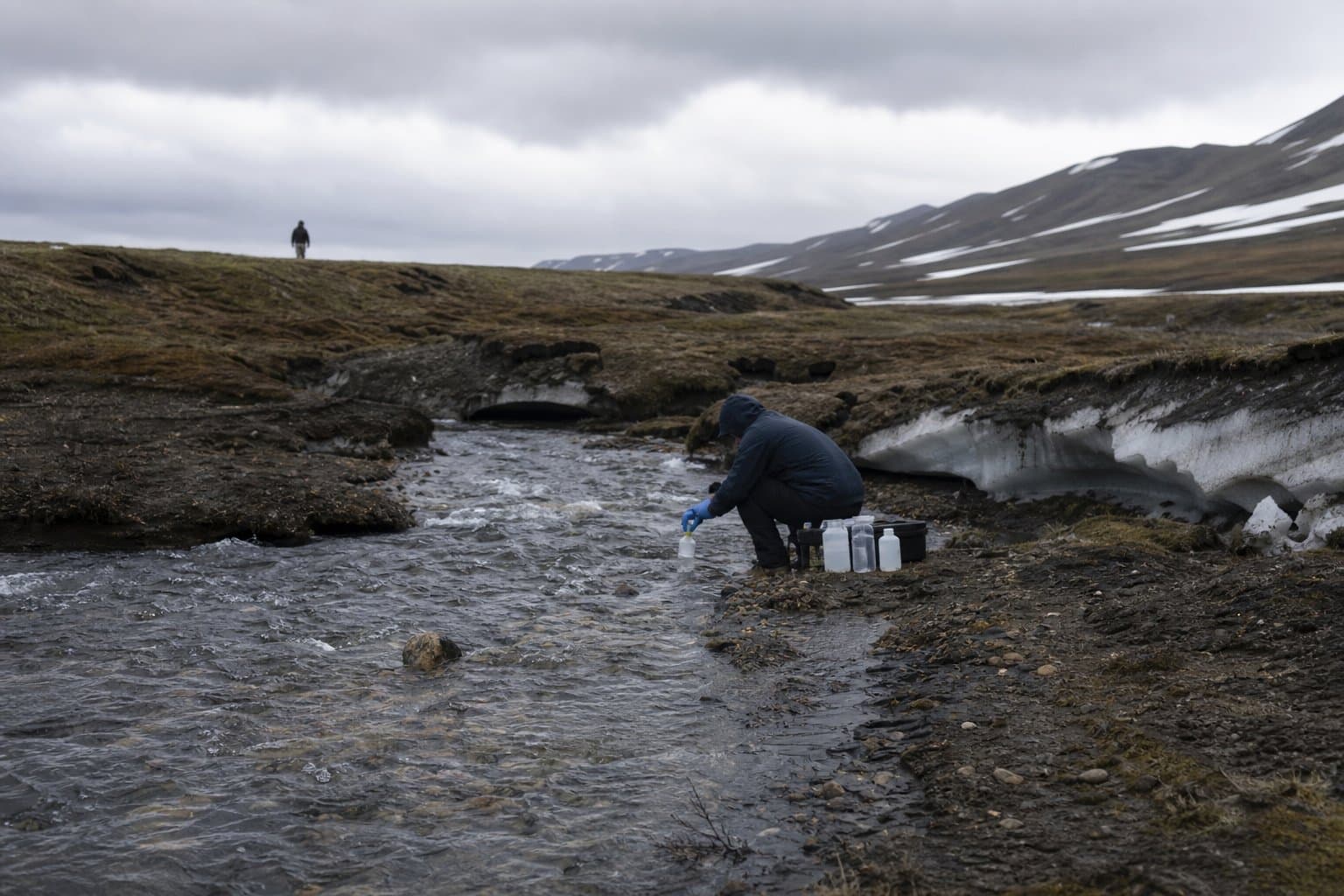 Cover image for article: As Alaska's permafrost thaws, its rivers are running rusty.