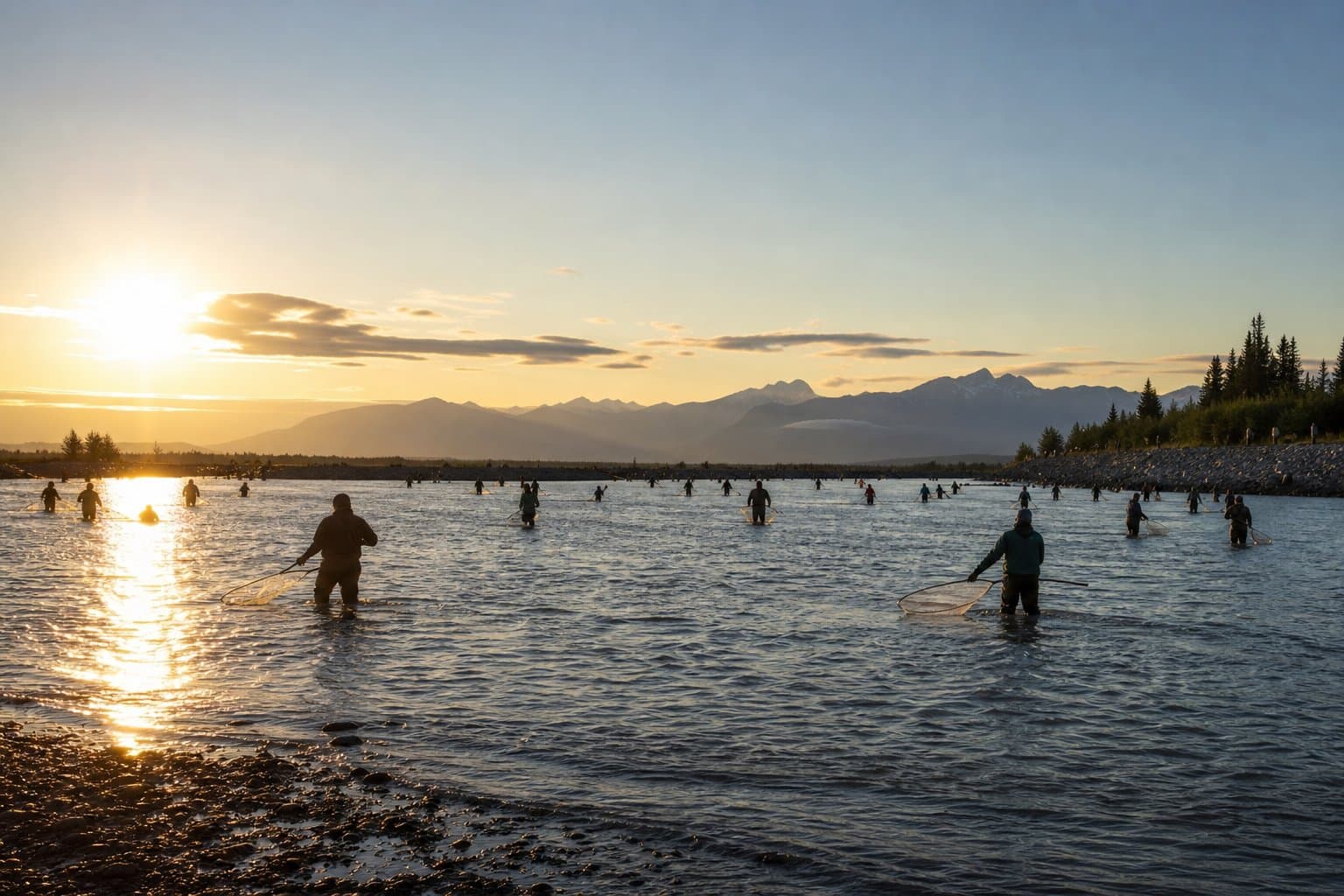 Cover image for article: Kenai River dipnet fishery closes at 11:59 p.m. Friday