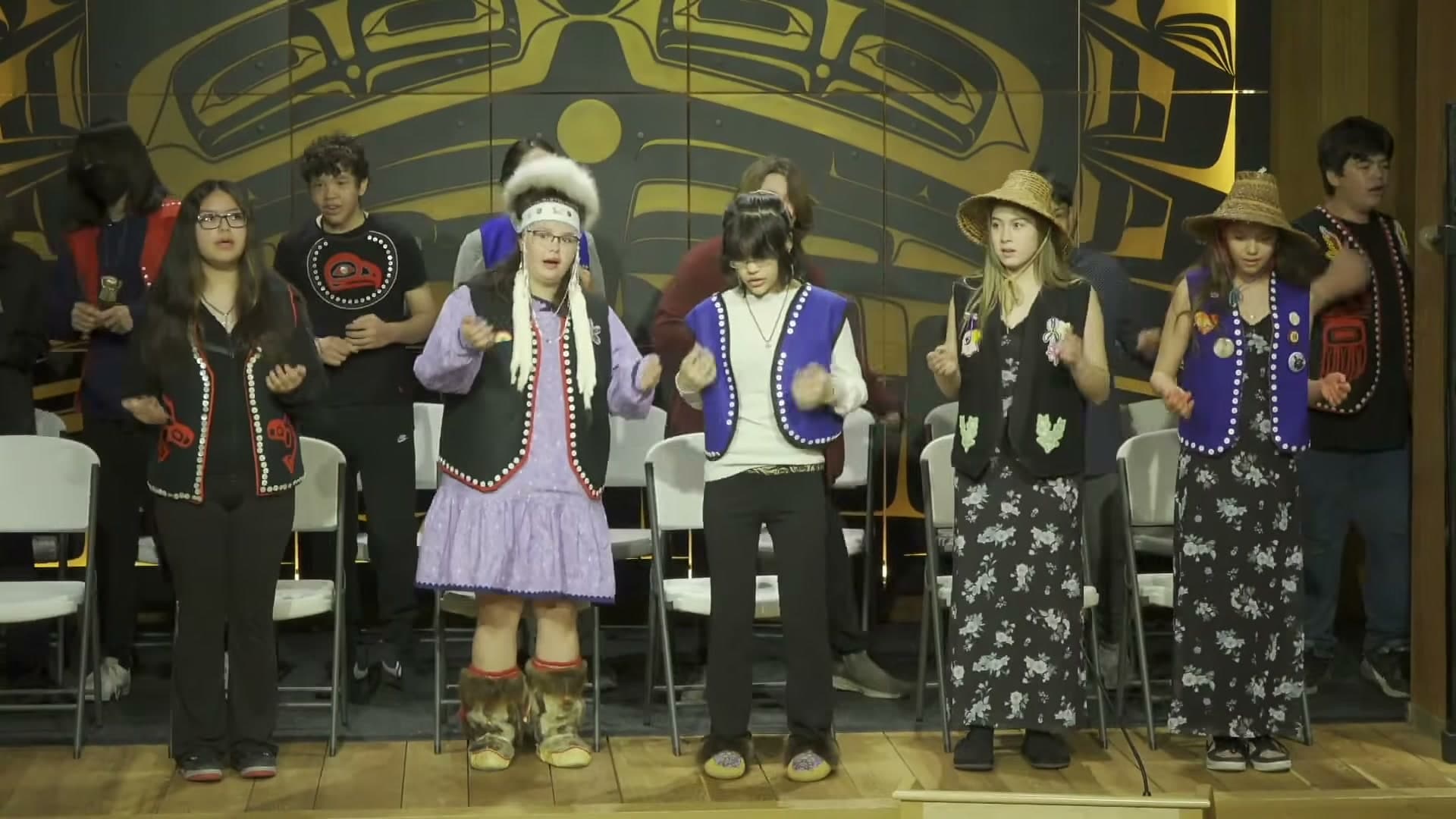 Cover image for article: TCLL graduates first 8th grade class after years of Tlingit immersion