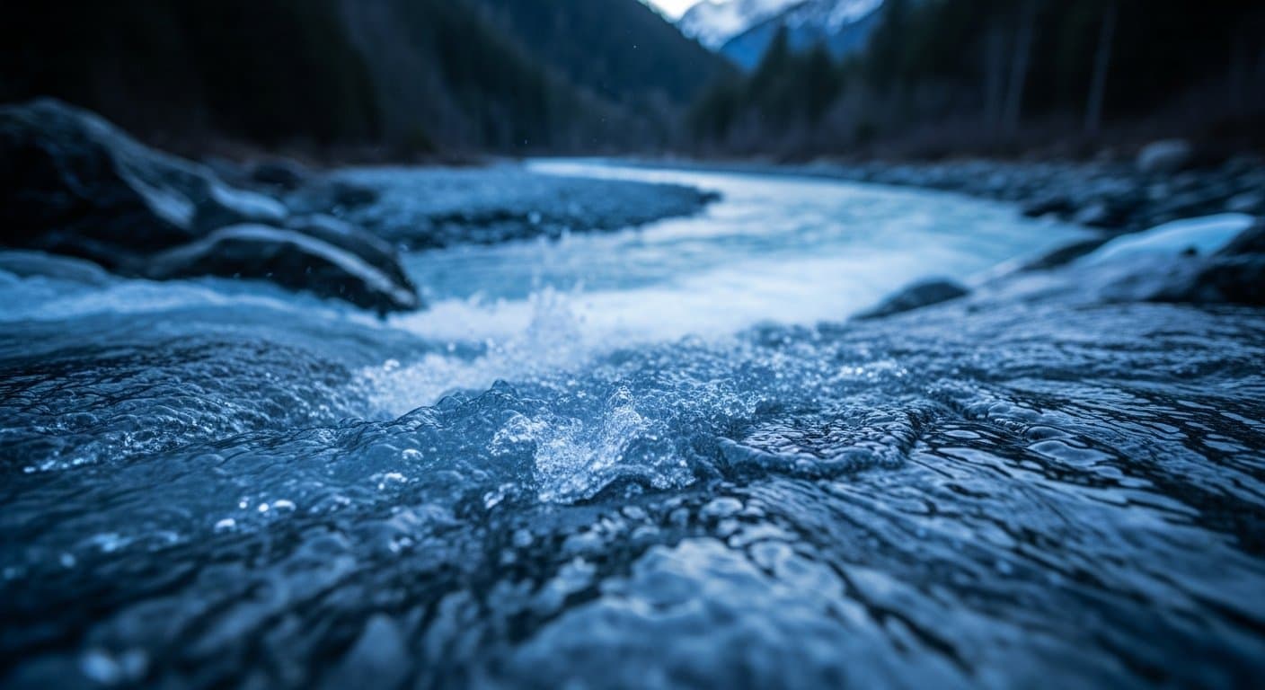 Cover image for article: A glacier-dammed lake is emptying into the Salmon River near Hyder