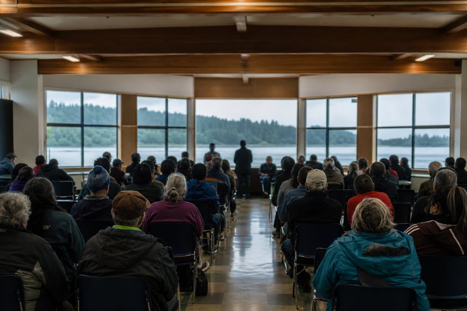 Cover image for article: Koniag sets town halls in Kodiak Archipelago, Seattle and Portland