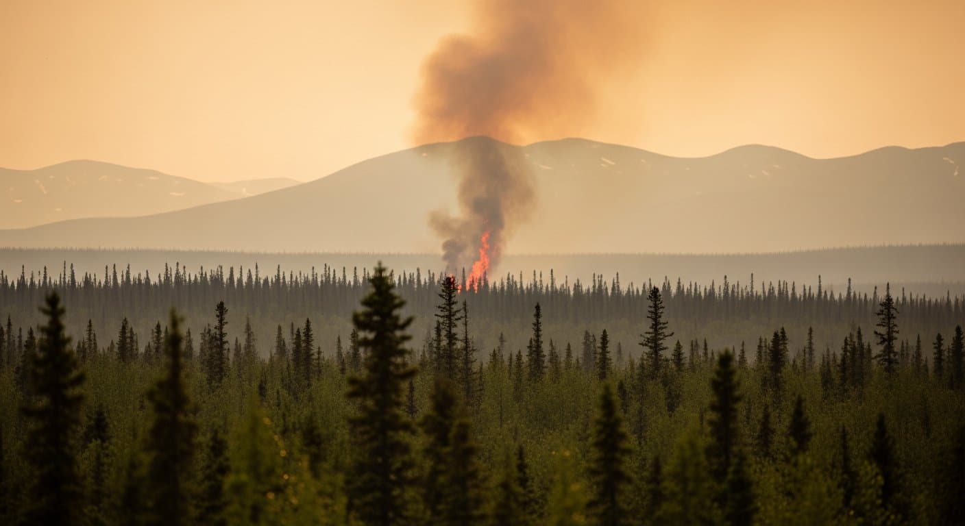 Cover image for article: Interior faces warmest stretch of summer as Tanana Valley smoke lingers