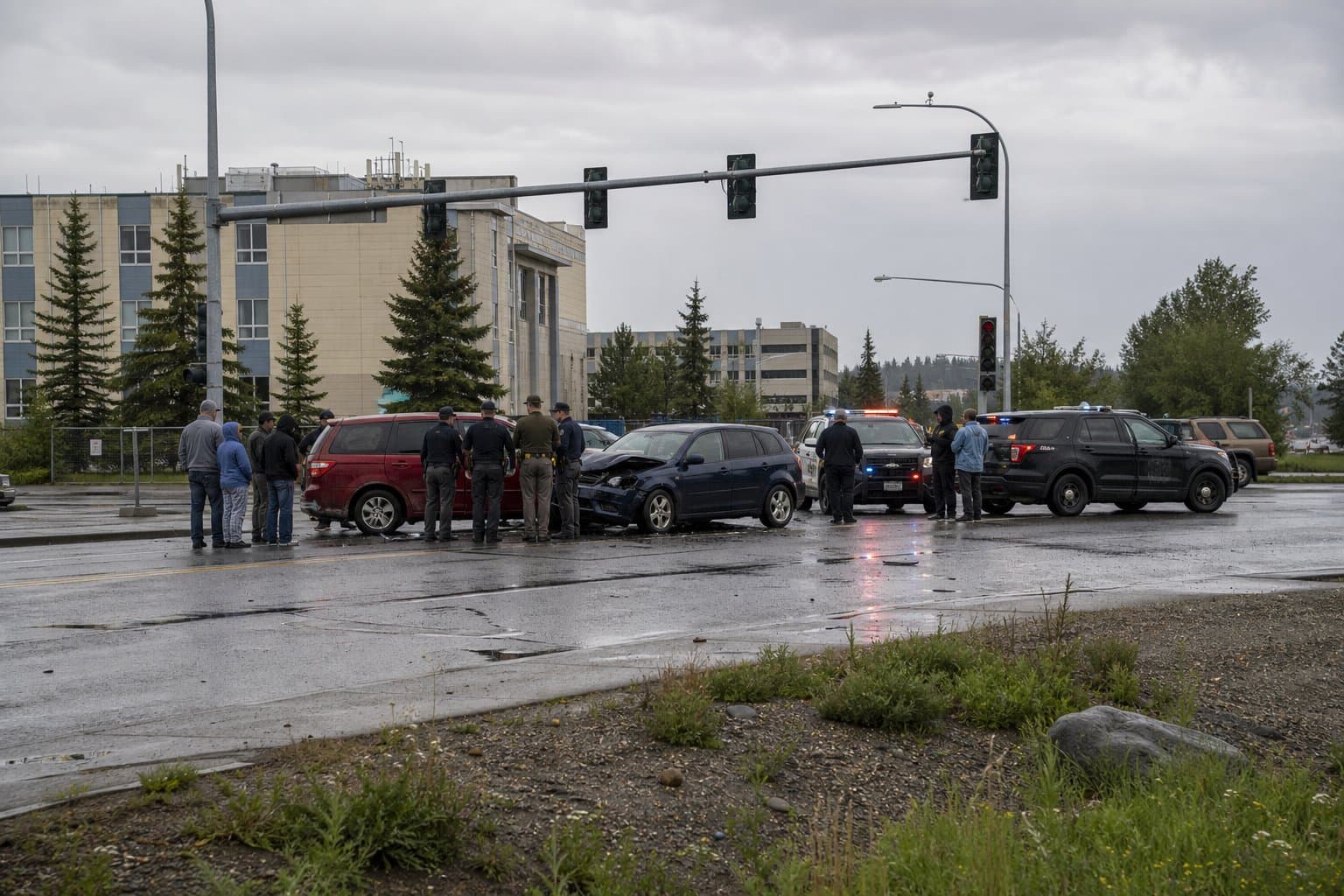 Cover image for article: Driver ran from Fairbanks crash scene, troopers forward charges