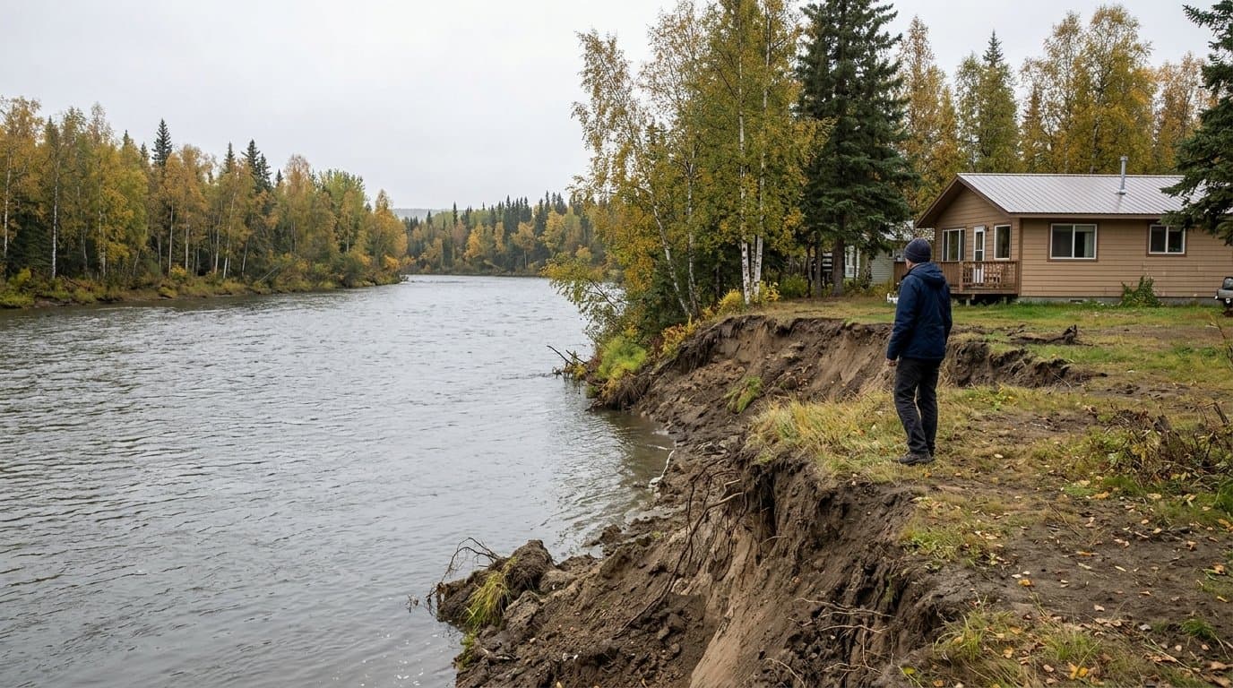 Cover image for article: Fairbanks panel works Chena riverfront plan chapters Tuesday