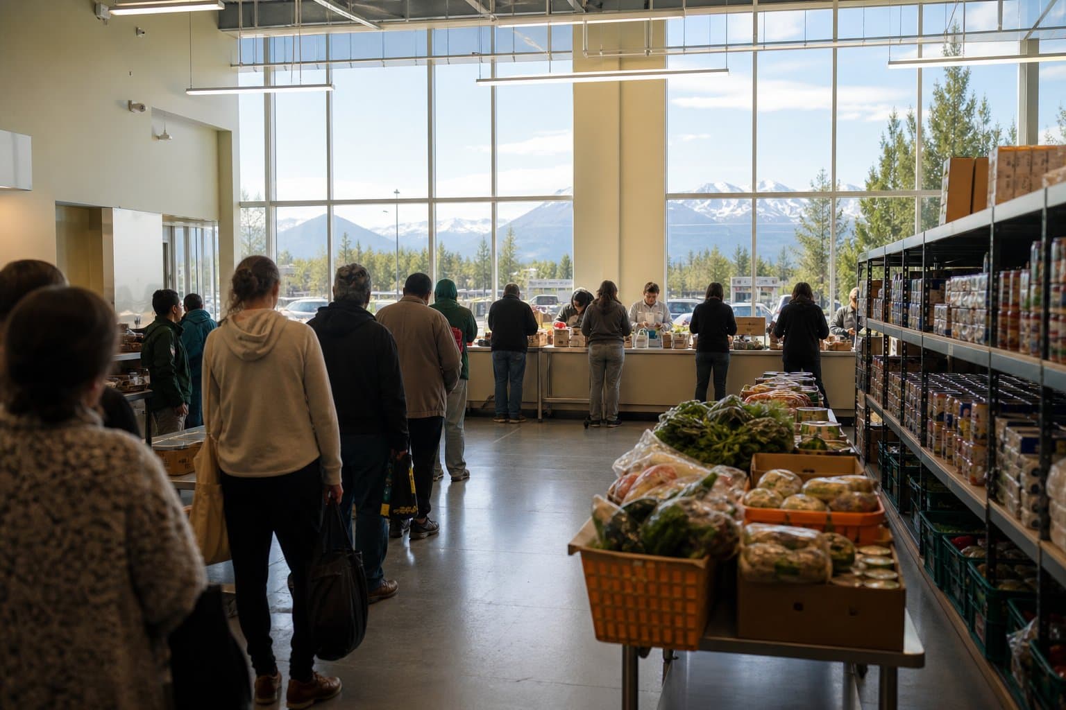 Cover image for article: Anchorage food calendar lists August pantry hours and daily hot meals