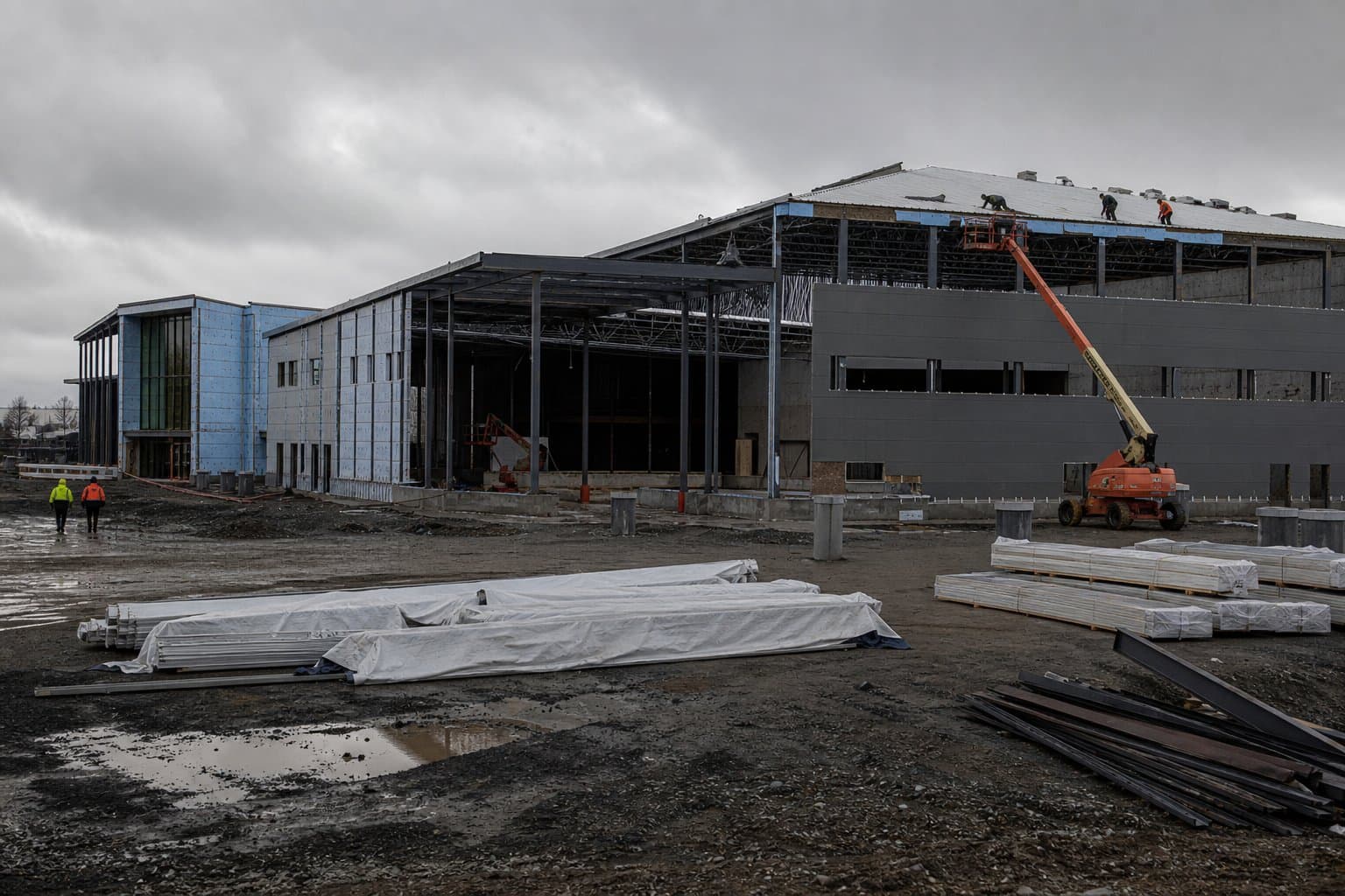 Cover image for article: Subcontractor error on Bethel gym expansion forces panel replacement, delaying completion