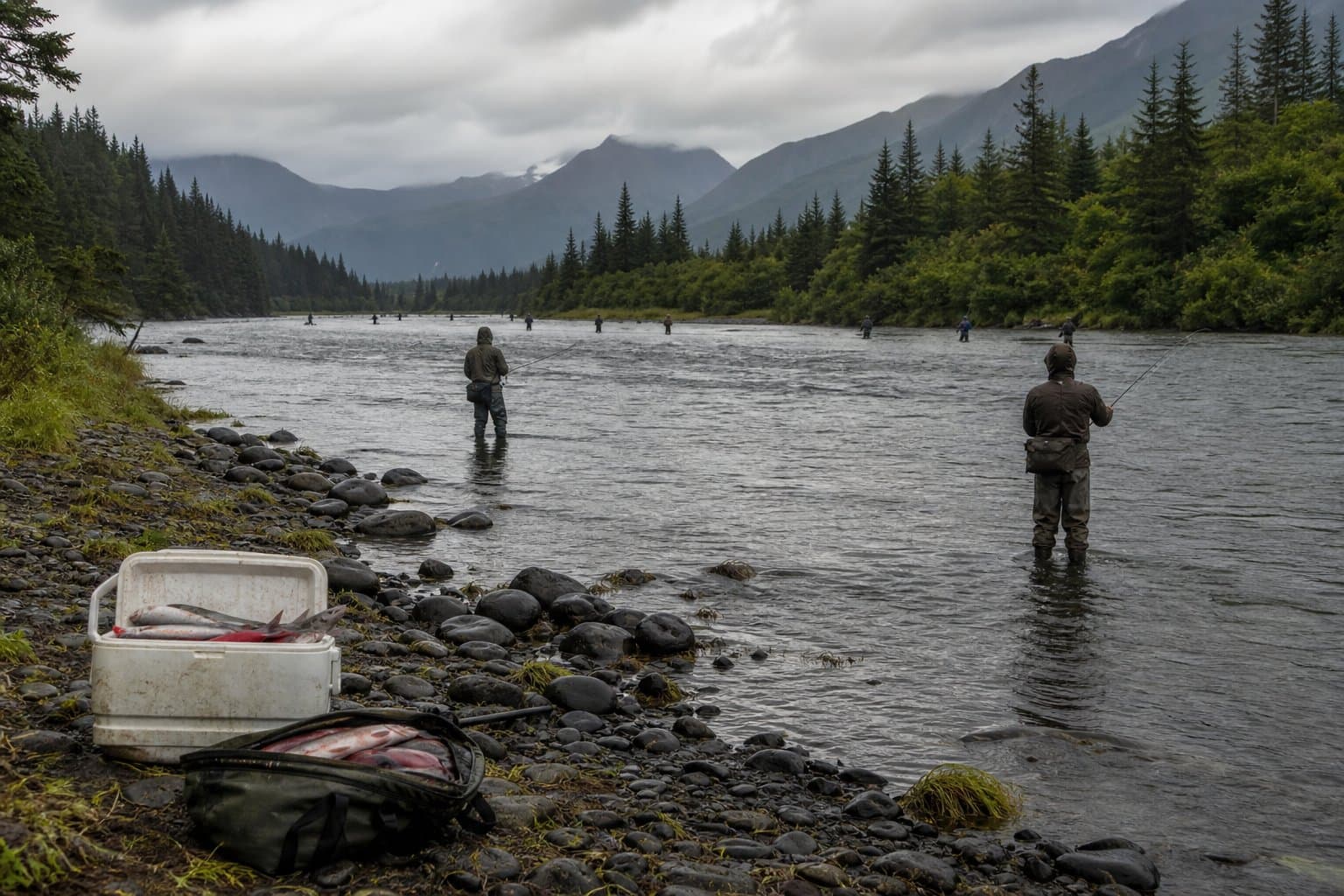 Cover image for article: Saltery Cove sockeye limit goes back to five fish Thursday