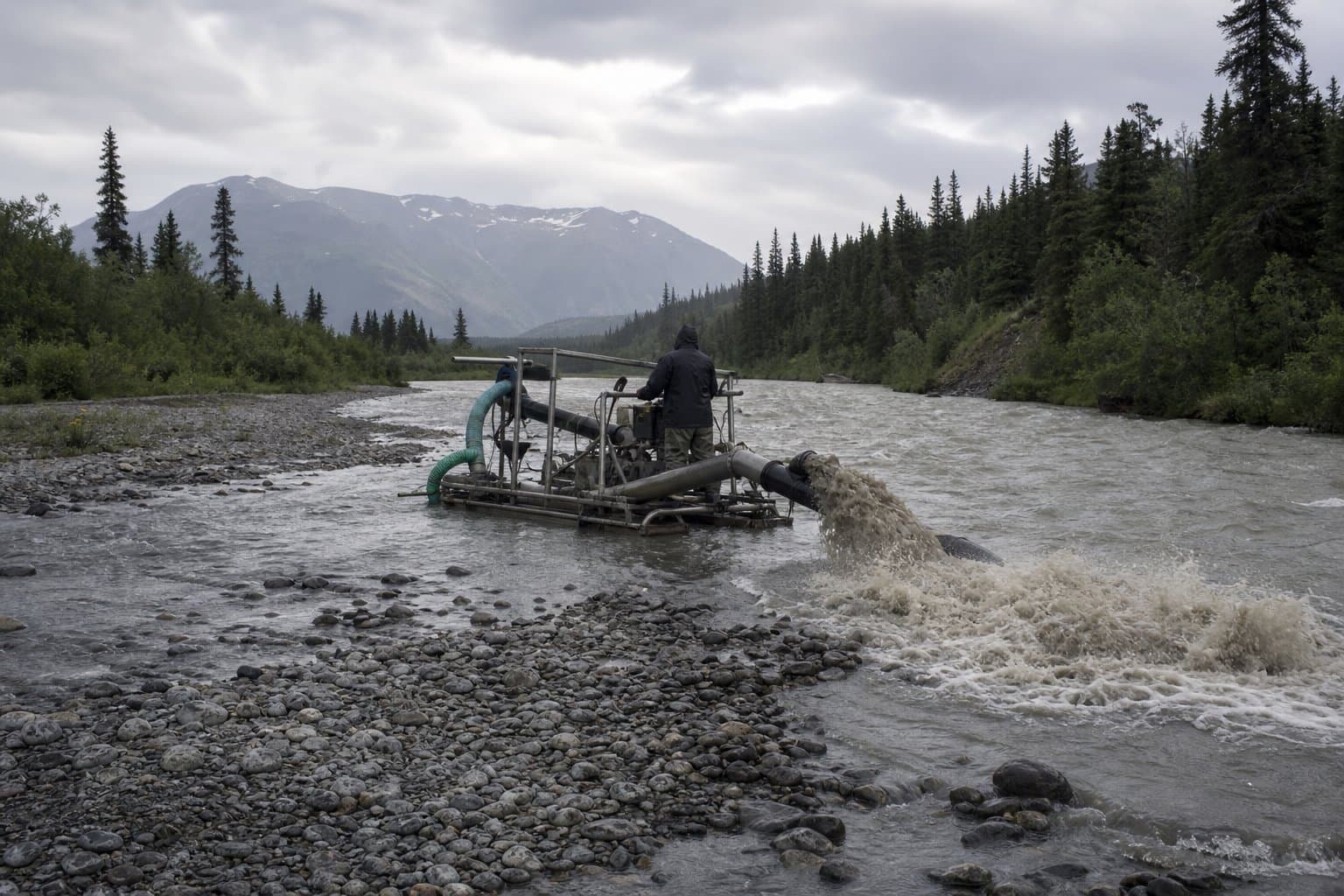 Cover image for article: Alaska miners have until Aug. 3 to comment on statewide suction dredge discharge permit