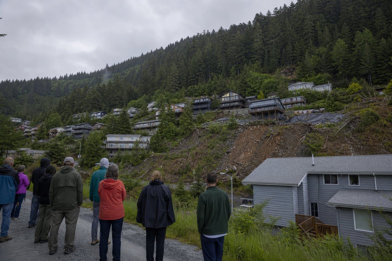 Cover image for article: Juneau denies Chilkat Vistas hillside plat after approval falls a vote short
