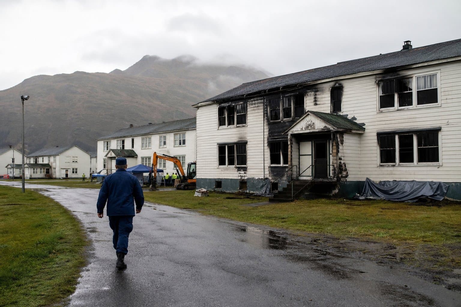 Cover image for article: Coast Guard awards $99,950 to repair fire damage at Base Kodiak barracks
