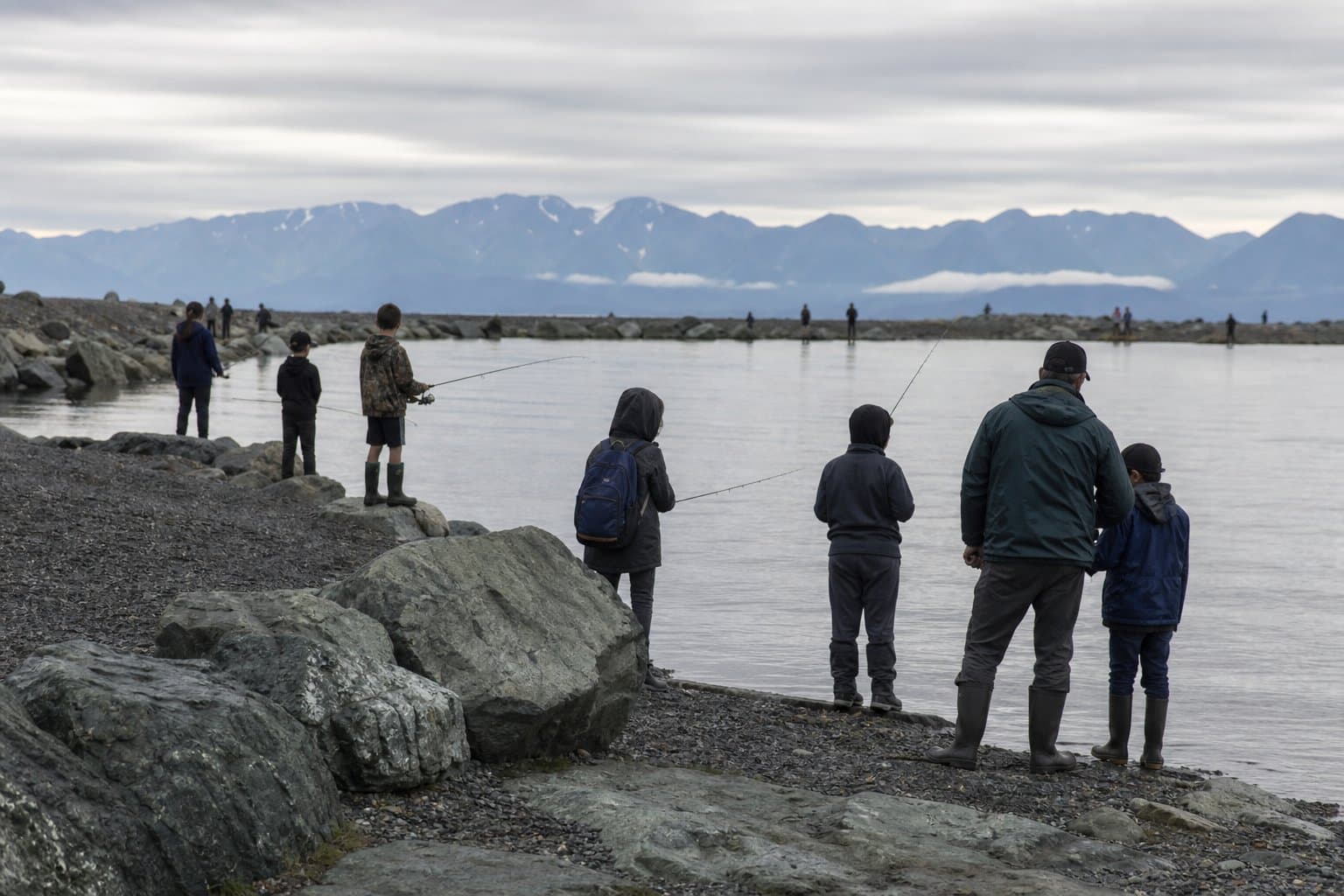 Cover image for article: Kids get the Homer Spit's prime fishing spot for a day