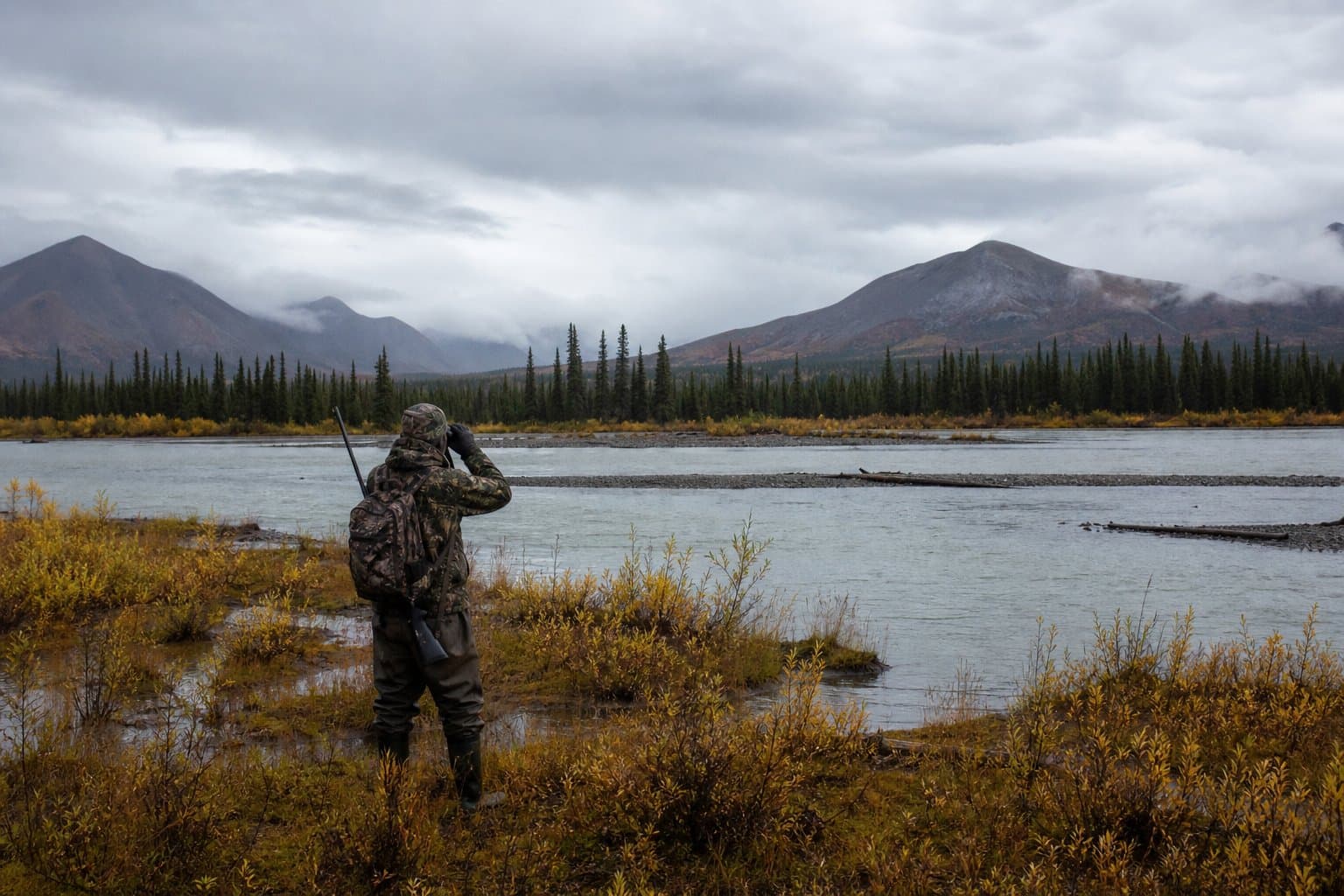 Cover image for article: Moose hunter flown off upper Chistochina River after medical emergency