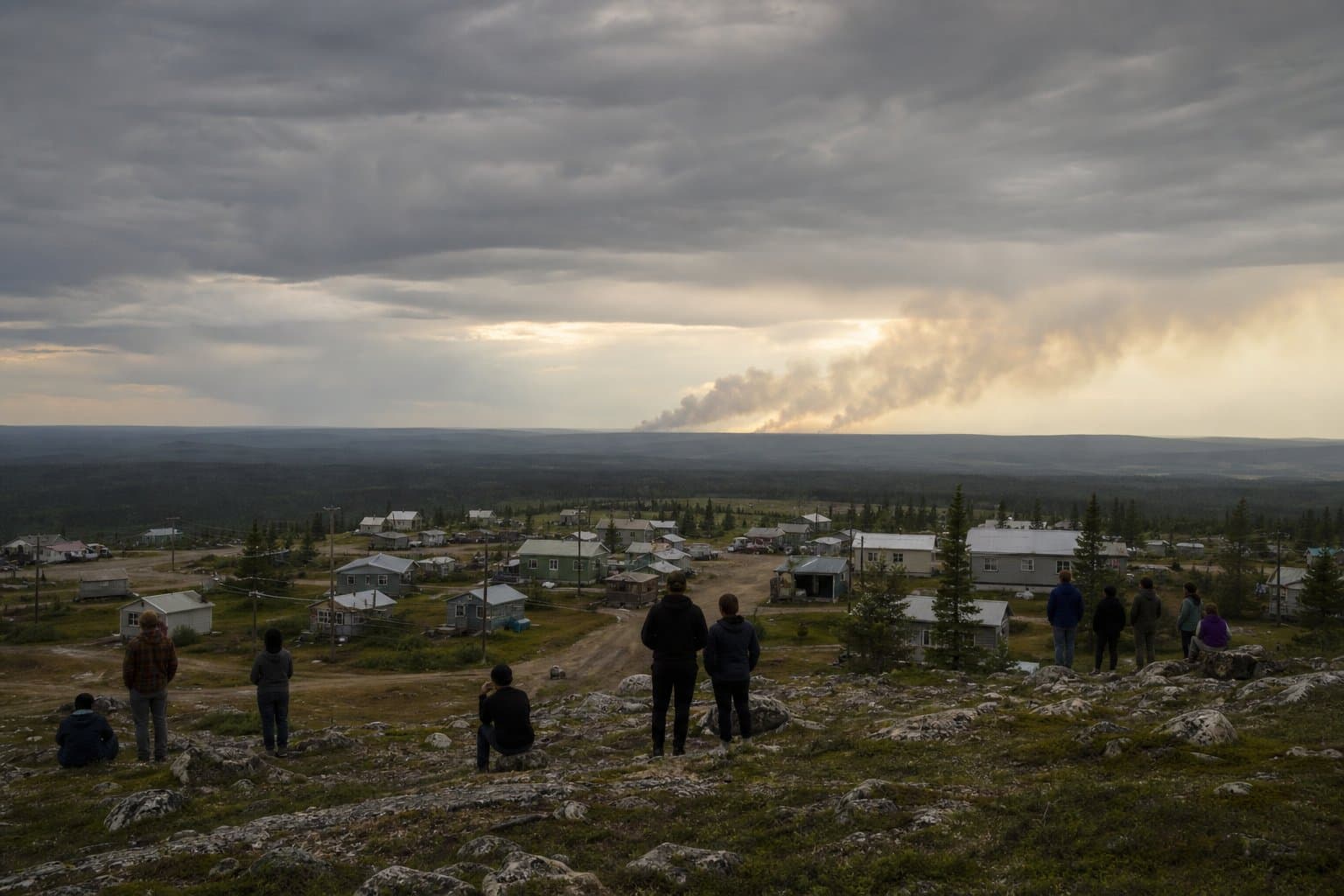 Cover image for article: Two fires hold near Ruby as weekend weather turns risky
