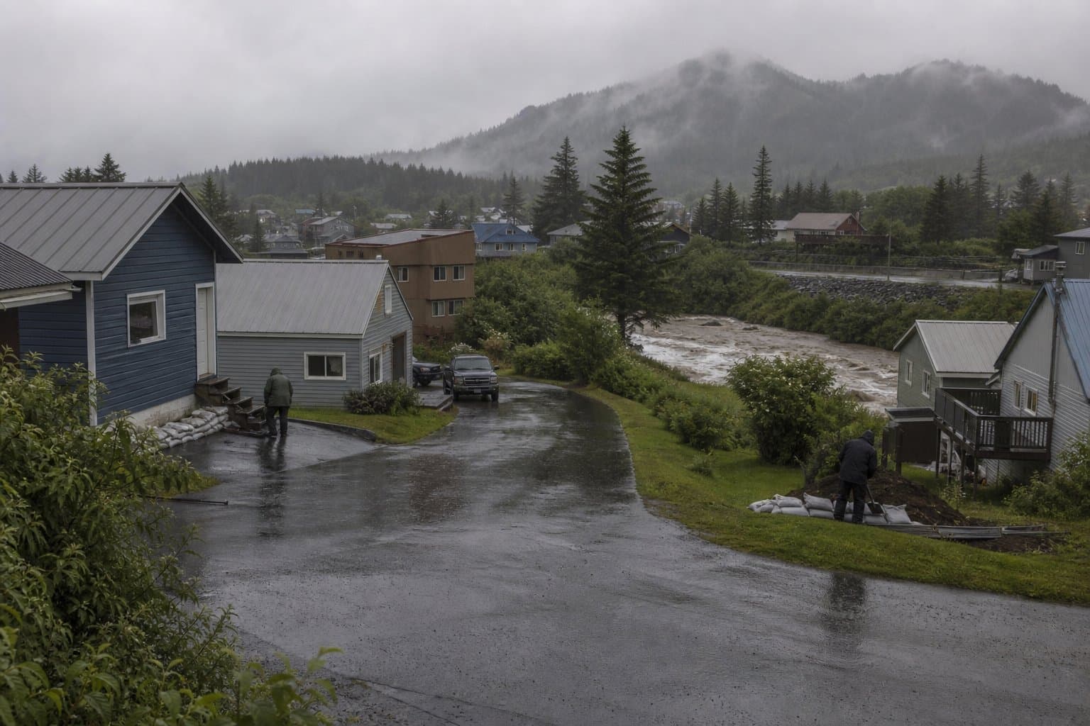 Cover image for article: Flood Watch issued for Seward as atmospheric river targets Kenai Peninsula through Tuesday