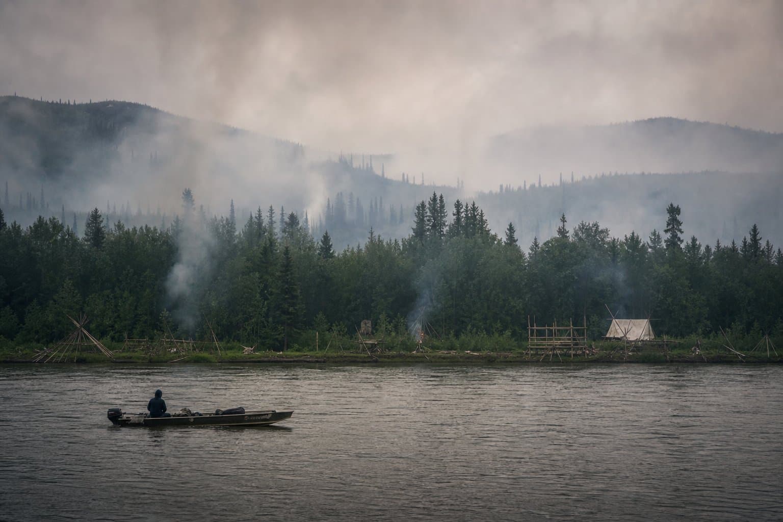 Cover image for article: Defending Yukon Fish Camps From Fire