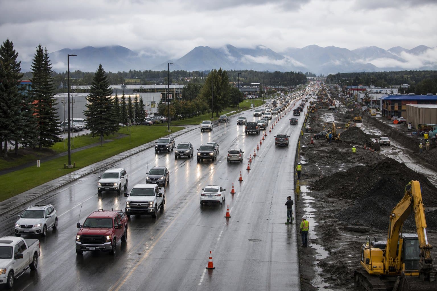 Cover image for article: Left lane closed on W Tudor Rd westbound through August 31 for drainage work