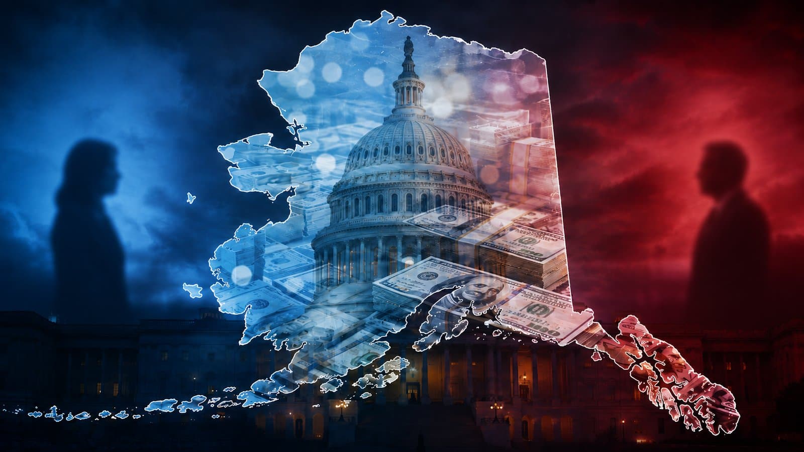 Cover image for article: Alaska's Senate race is on pace to shatter spending records — before a primary that decides nothing