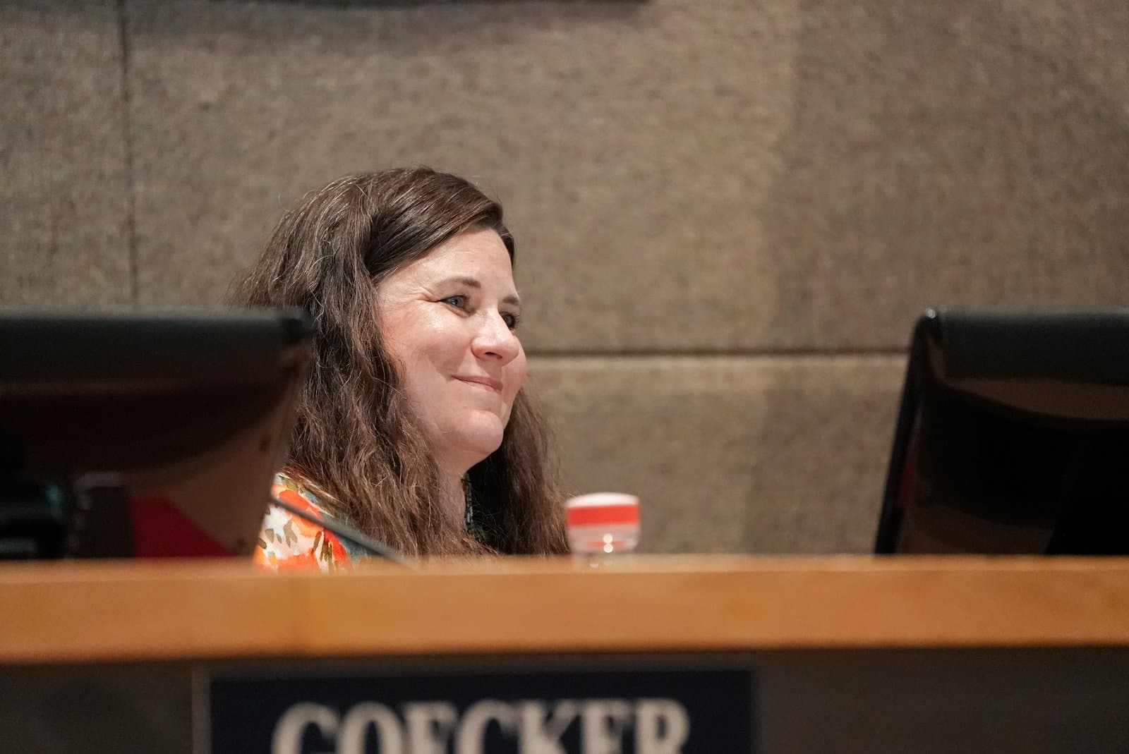 East Anchorage Assembly member Yarrow Silvers at the Anchorage Assembly meeting