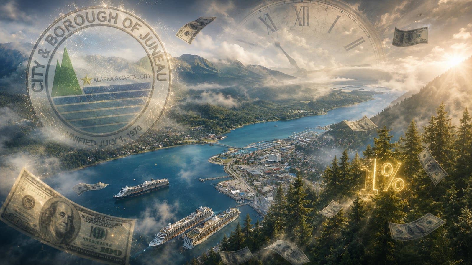 Cover image for article: Juneau clerk certifies 1% seasonal sales tax petition, Assembly has 45 days to act