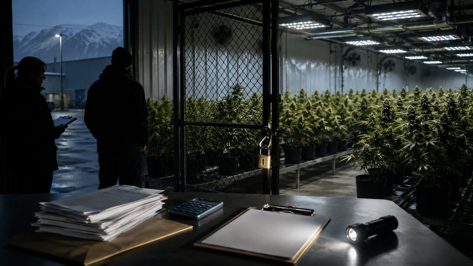 Cover image for article: An Anchorage cannabis grower's license hinges on a $12,761 tax bill, with tonight the deadline