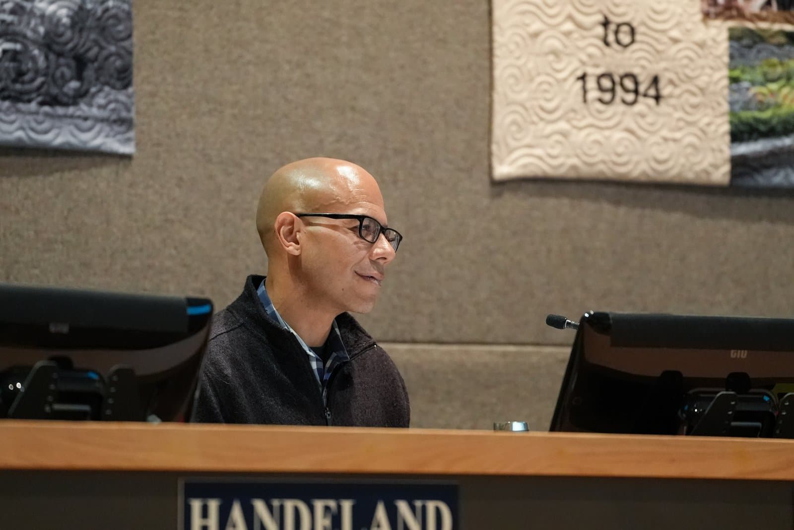 East Anchorage Assembly member George Martines at the Anchorage Assembly meeting