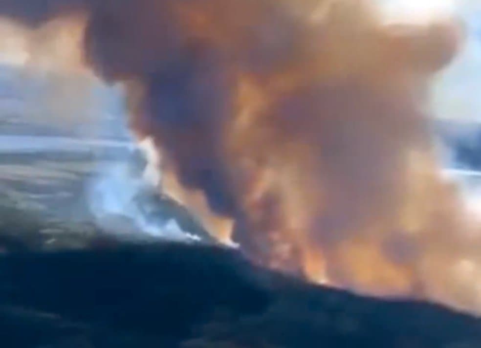 Cover image for article: Fire burns within mile of Ambler as crews race to protect village