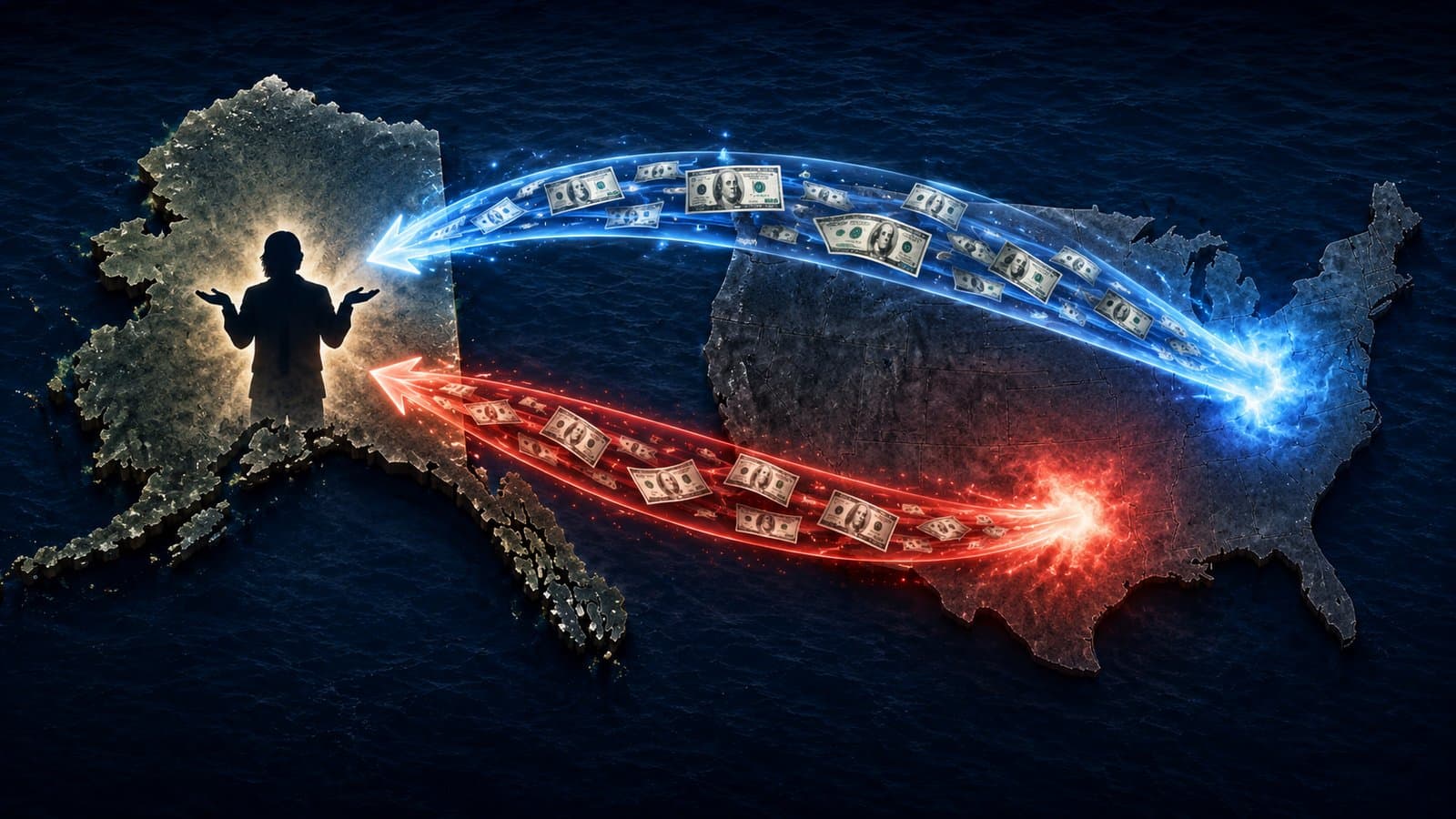 Cover image for article: A fight over Alaska's elections, including over outside money, is itself funded almost entirely from outside Alaska