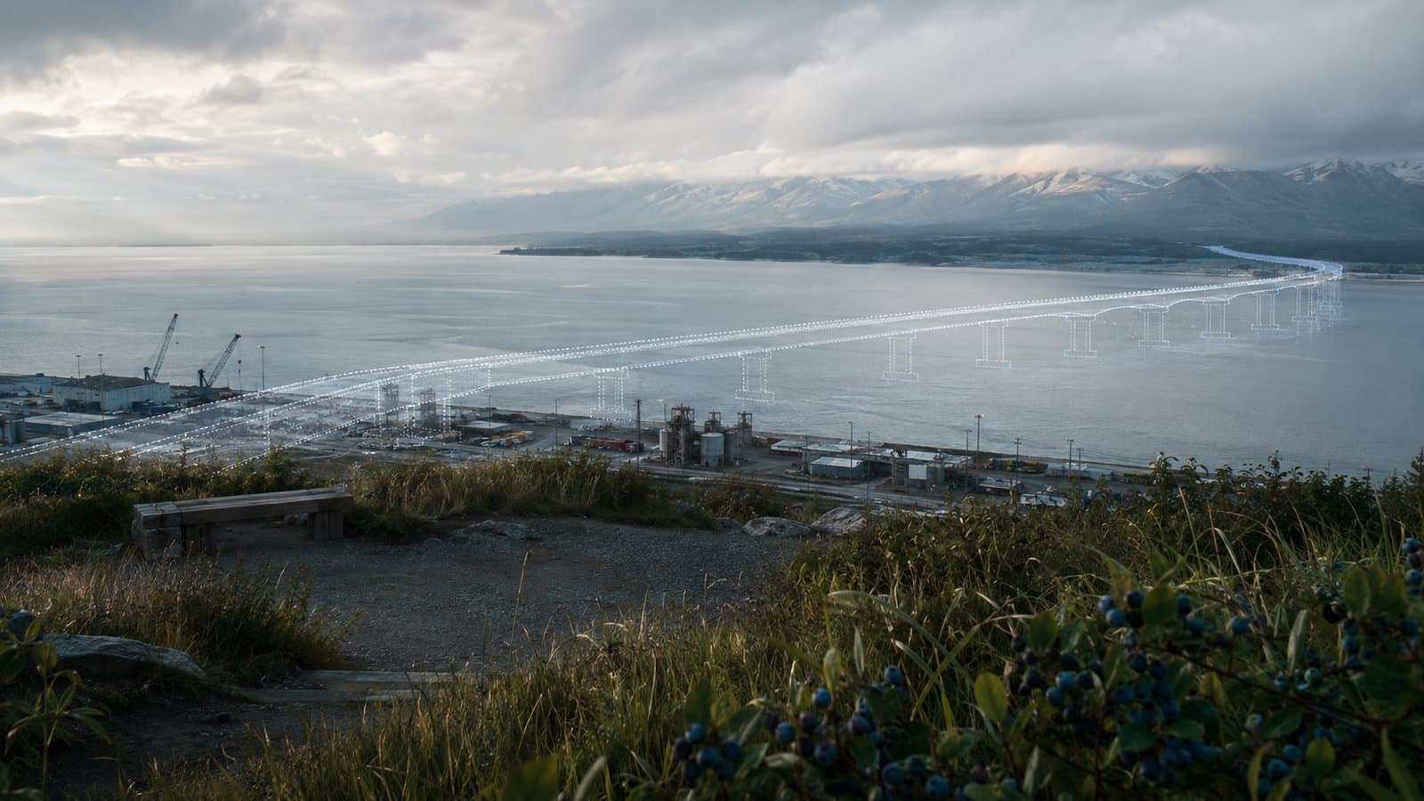 Cover image for article: Anchorage's park rezone meets the Knik Arm bridge route