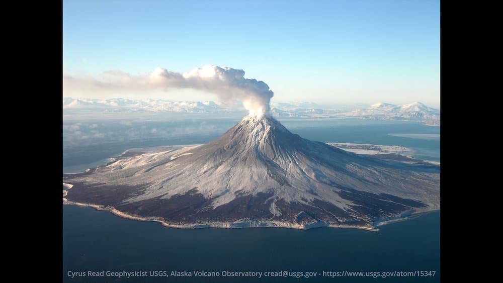 Cover image for article: State Signs Deal to Develop Geothermal Energy at Mount Augustine Volcano