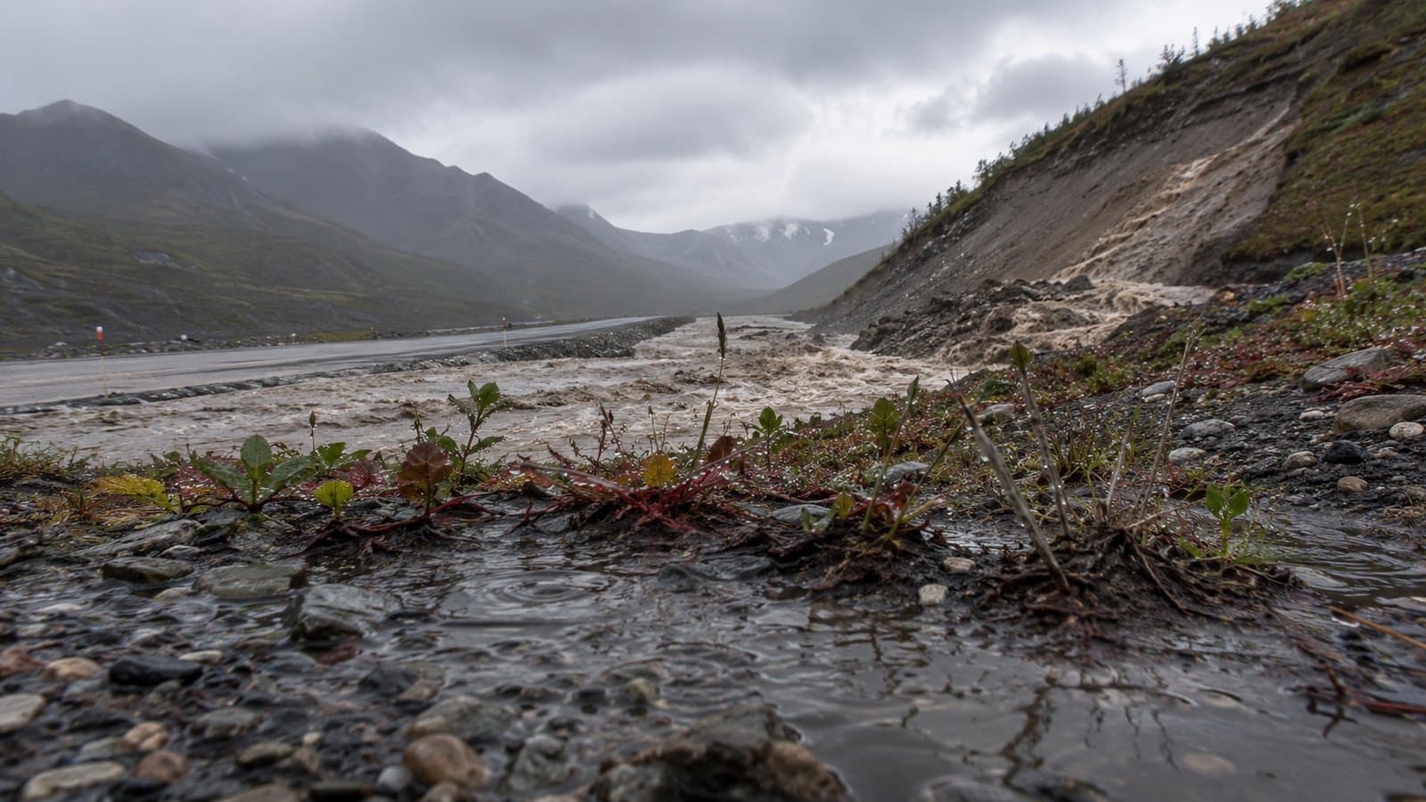 Cover image for article: A landslide has closed the Dalton Highway, the main road to the North Slope