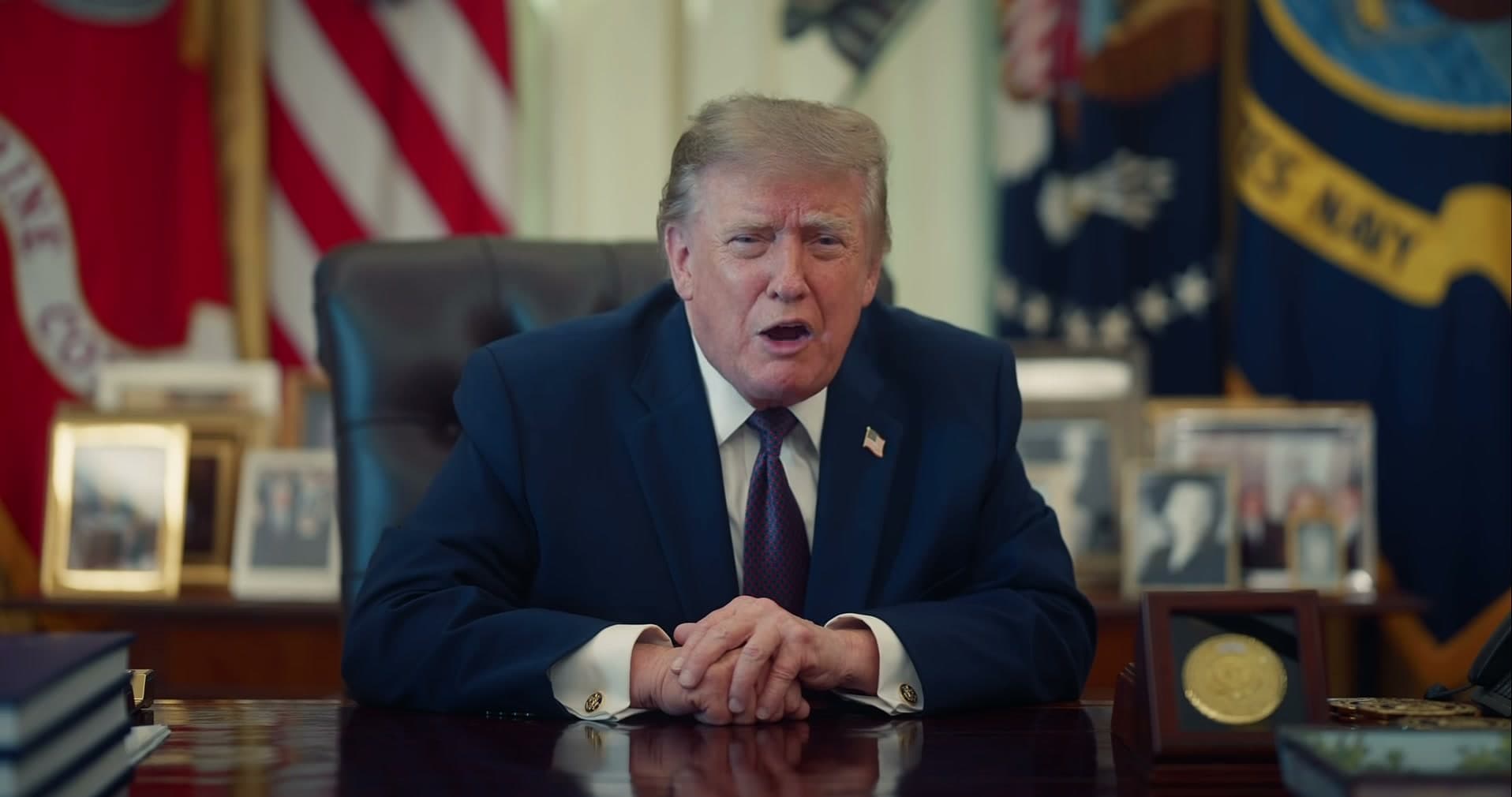 Cover image for article: Trump urges Alaskans to reelect Begich in video attacking Hill