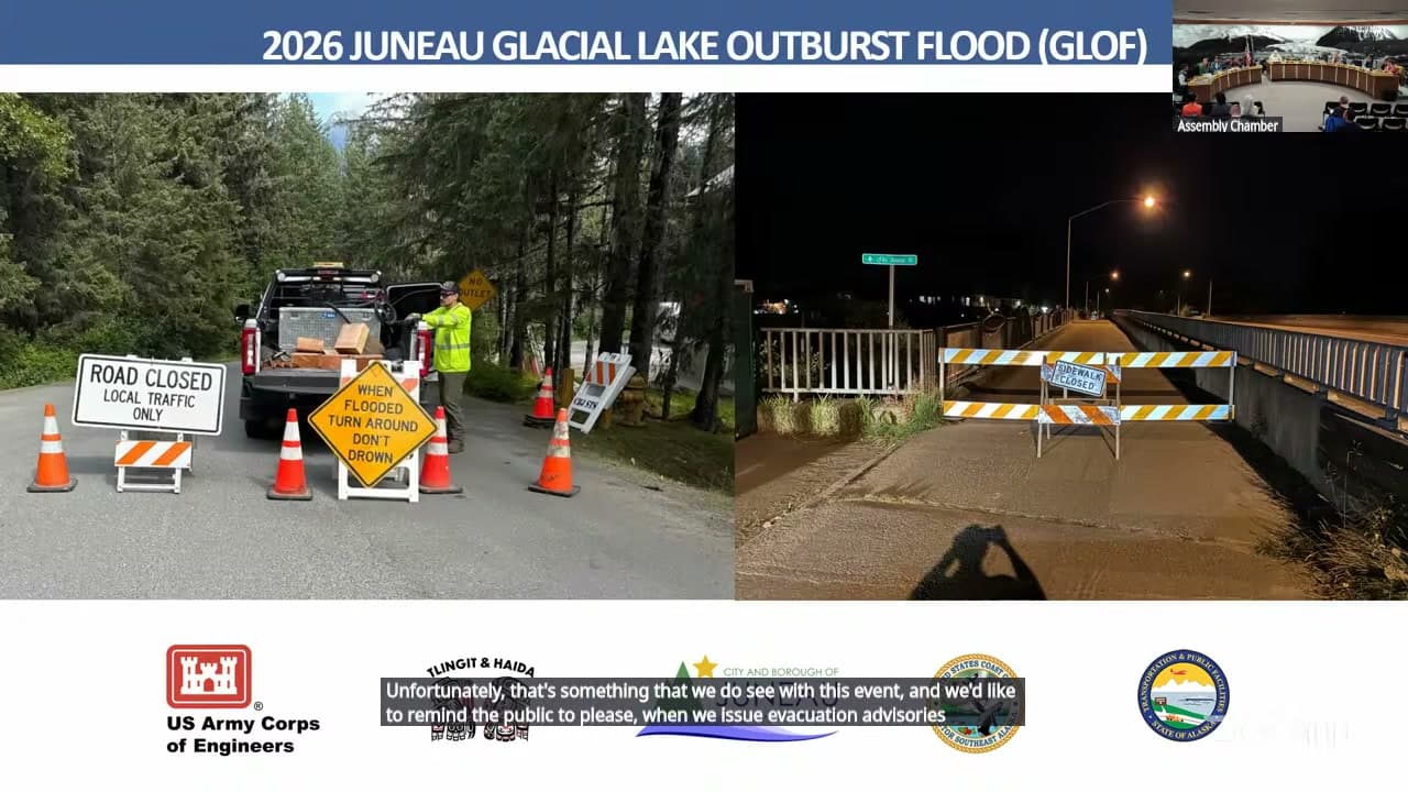 Cover image for article: Juneau flood damaged 12 of 186 homes assessed, in the mildest outburst in four years