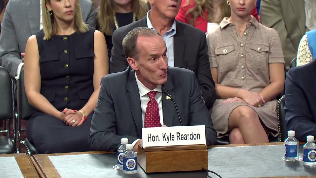 Cover image for article: Senate panel questions Kyle Reardon for Alaska's vacant federal judgeship