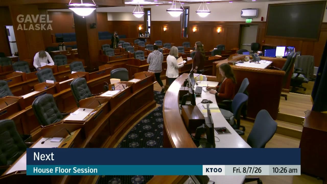 Cover image for article: The Alaska House gaveled in and out in minutes, its special session going nowhere