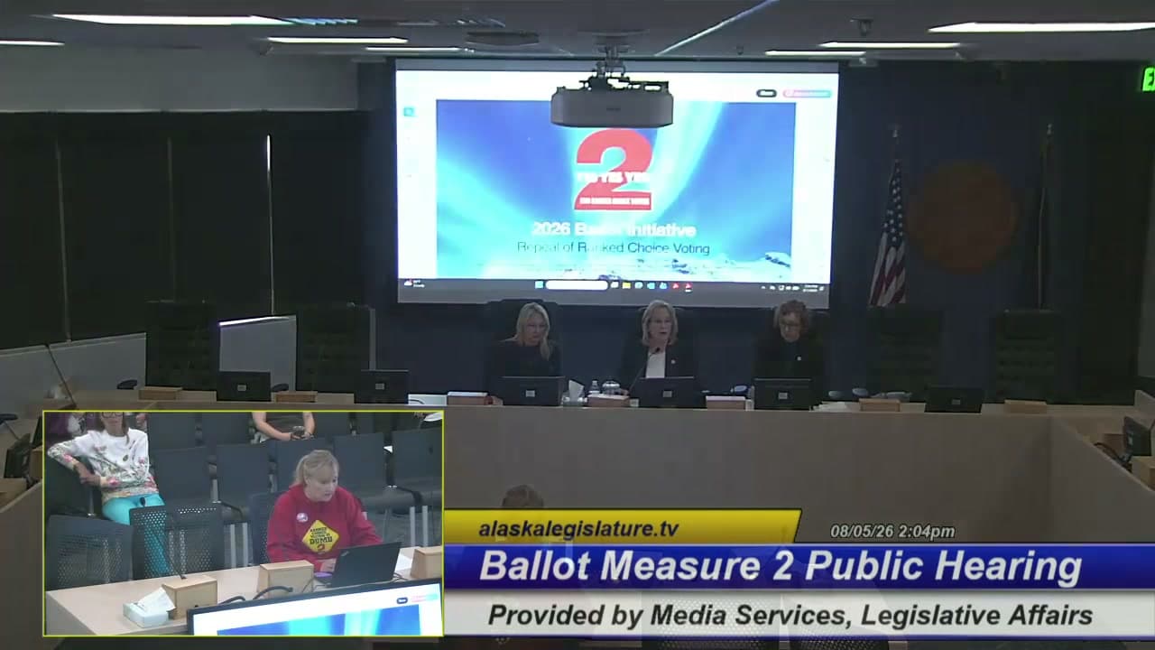 Cover image for article: Alaskans split over ranked choice repeal at state ballot measure hearing