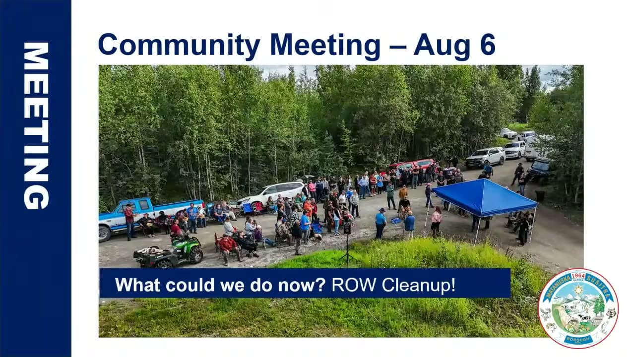 Cover image for article: Mat-Su coordinates removal of 50 vehicles from Big Lake road