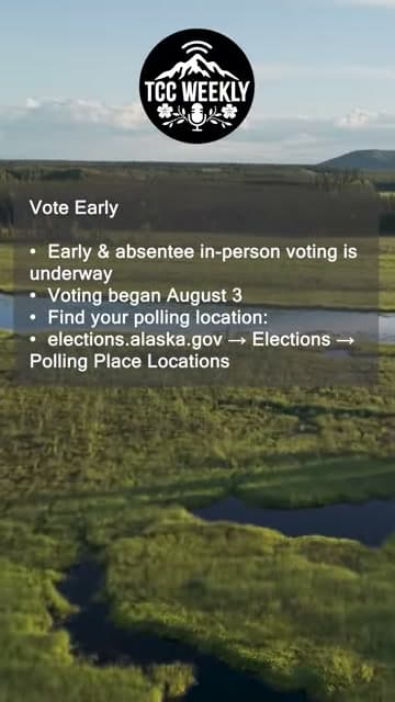 Cover image for article: Early voting for Alaska's Aug. 18 primary is underway in Fairbanks