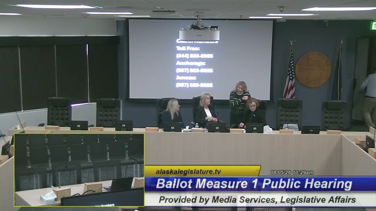 Cover image for article: Sponsor and opponent split over Alaska campaign contribution caps at state hearing
