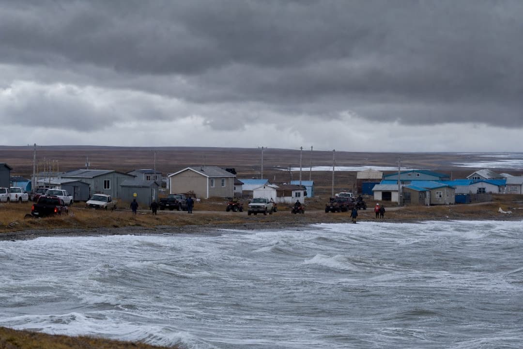 Object T Line Storm to raise water up to 5 feet above the tide line, Golovin to ...